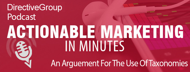Ep. 86 – An Argument For The Use Of Taxonomies
