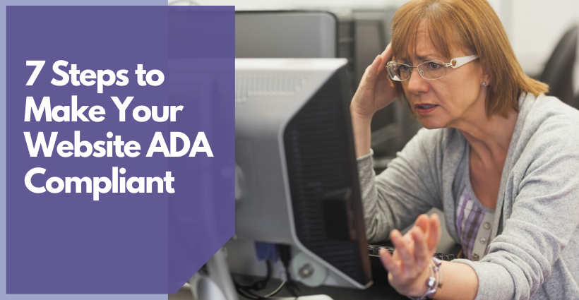 7 ways to make website ada compliant